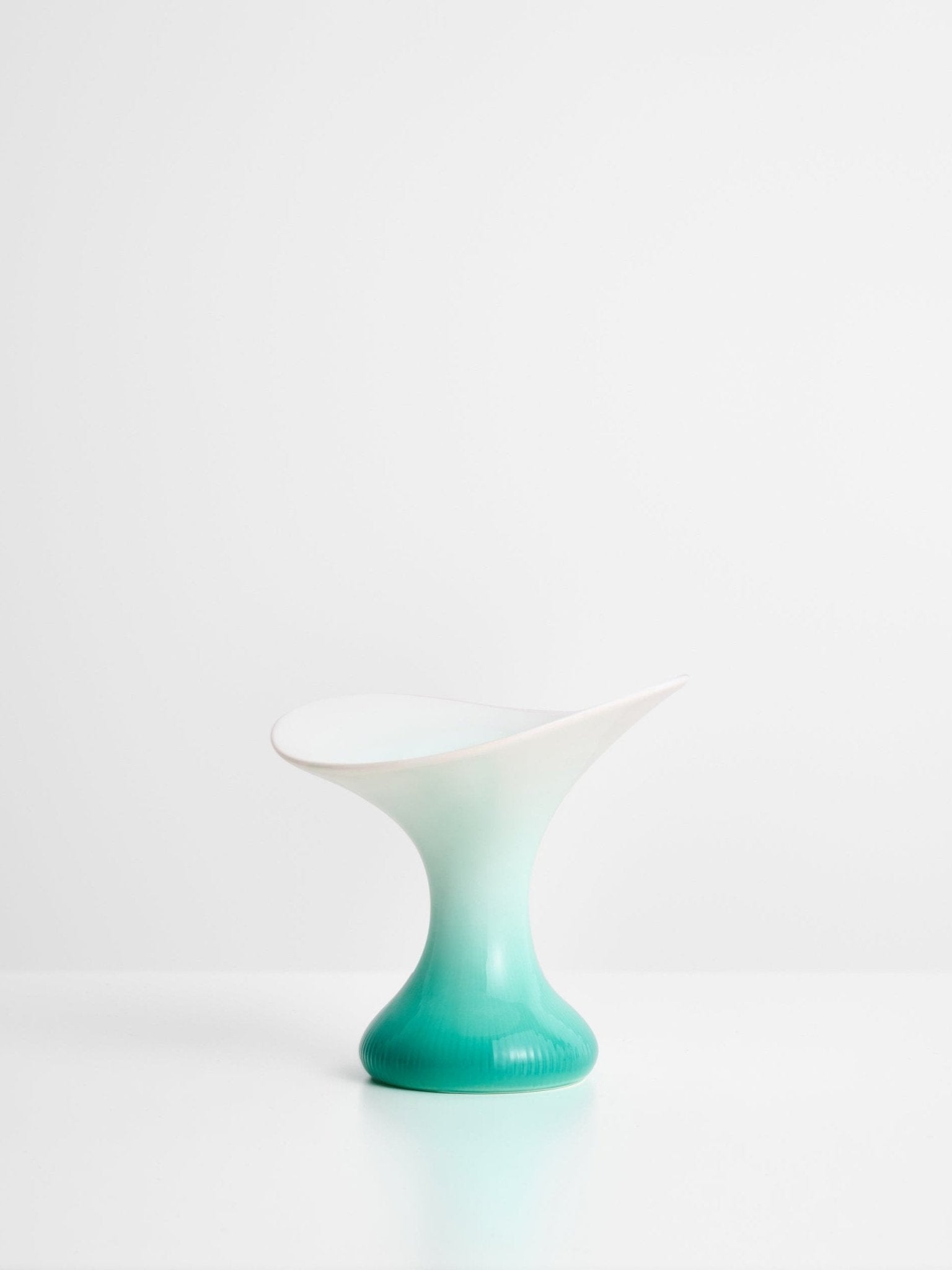 Ceramic Cat Food Bowl - Jade Green - Elevated & Handmade