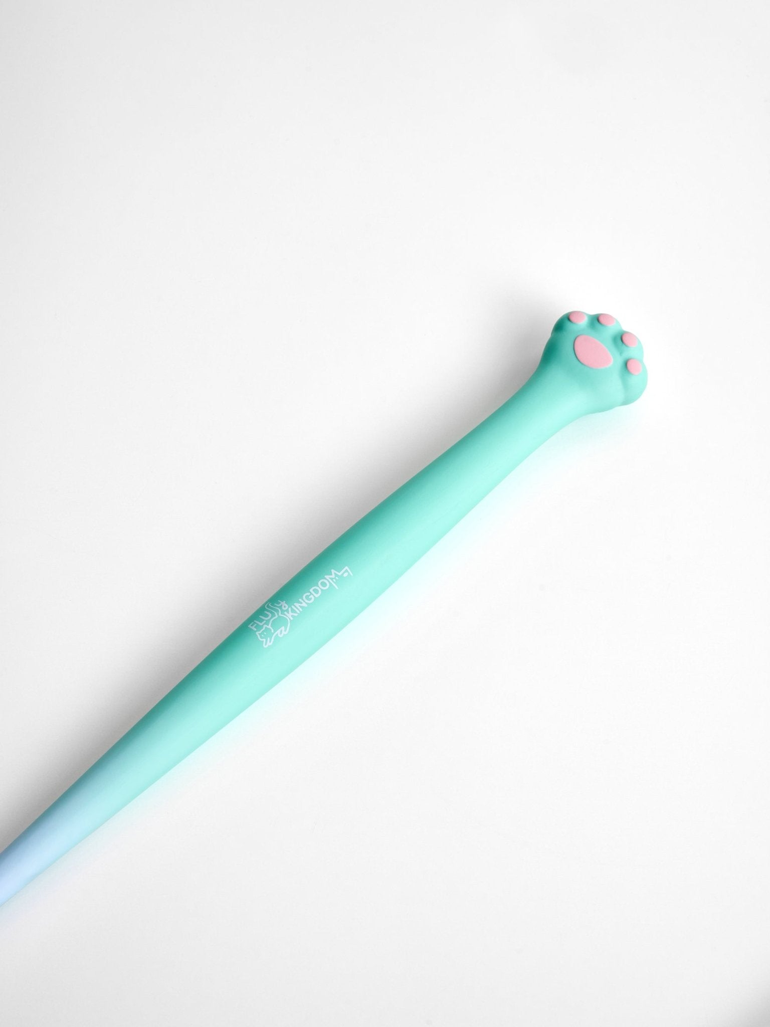 Cat Toy Teaser Wand - Retractable & Fun - Coral Blue
