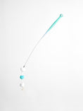 Load image into Gallery viewer, Cat Toy Teaser Wand - Retractable & Fun - Coral Blue
