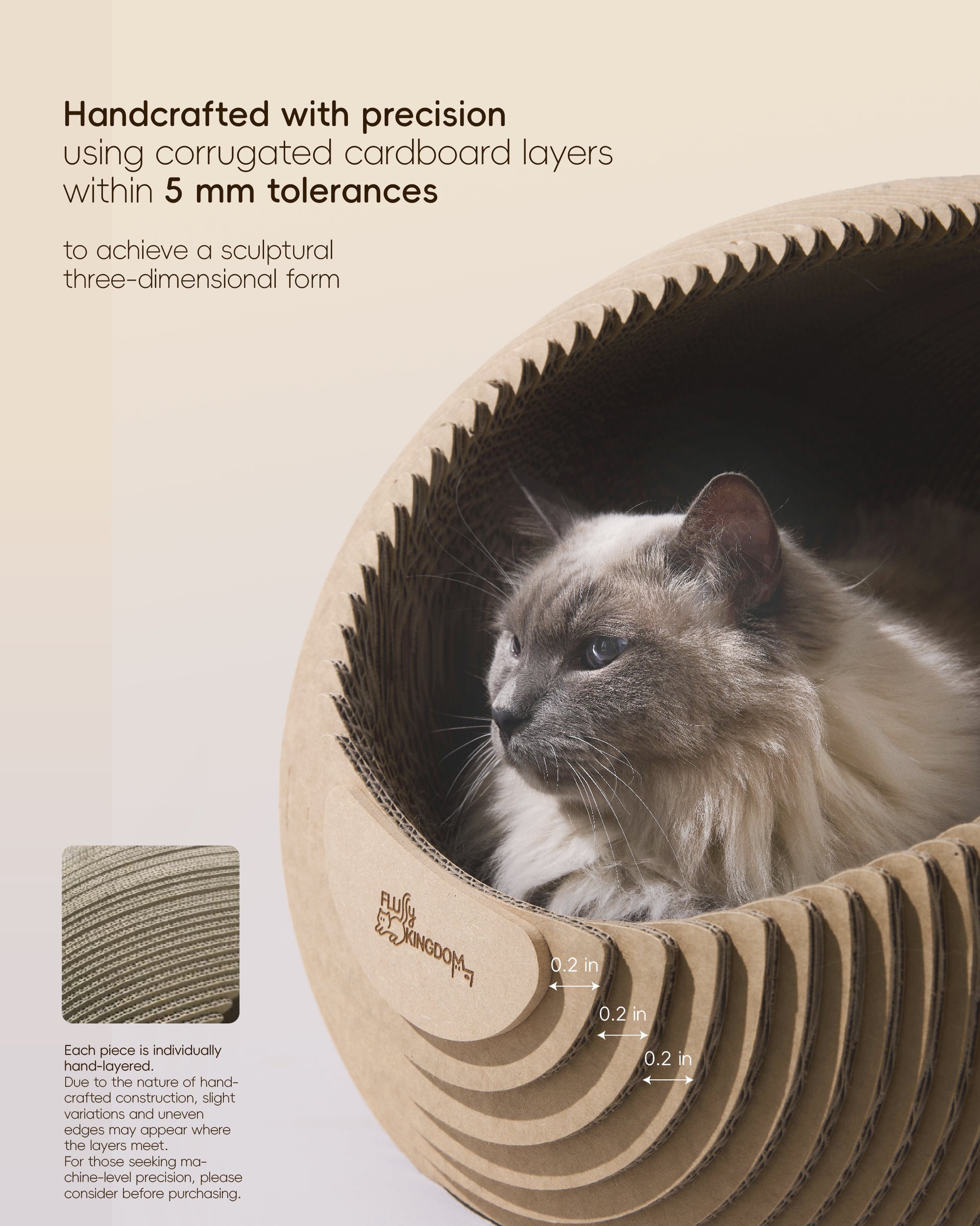 Behavior-Inspired Cat Cave Bed