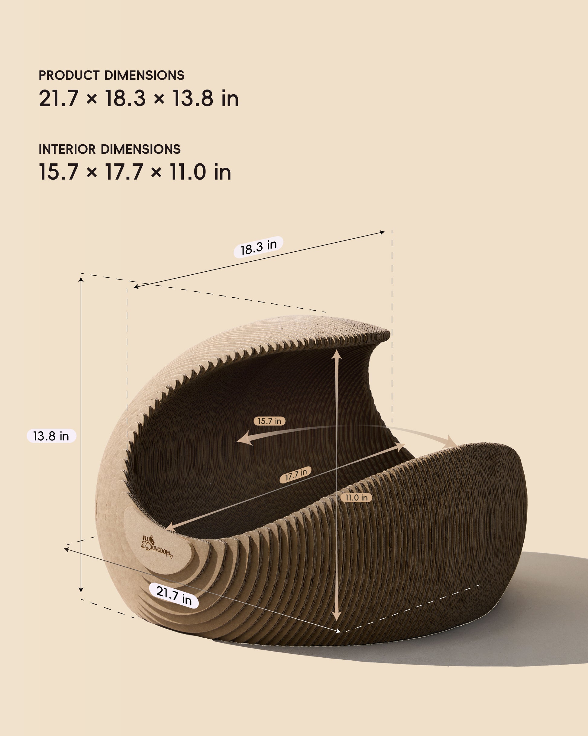 Behavior-Inspired Cat Cave Bed